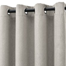 Ainslie Linen-Look Blockout Eyelet Curtains (Set of 2)